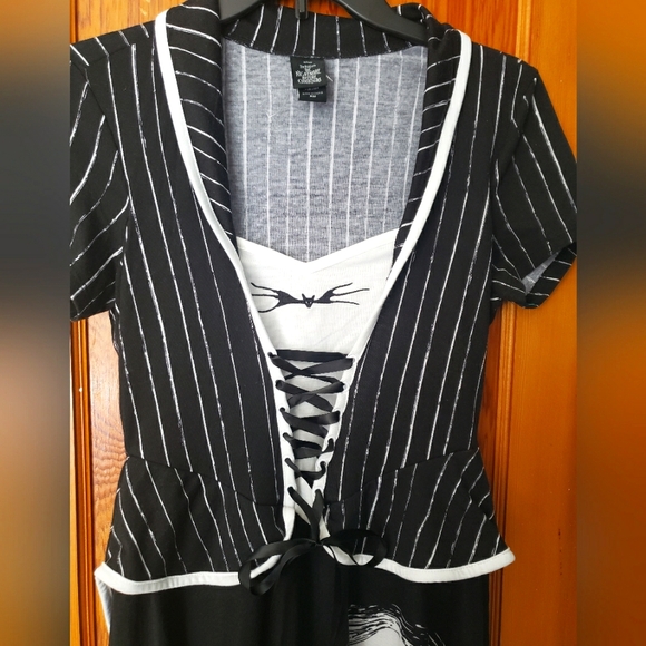 Nightmare Before XMAS Jack Skellington Skater Goth Dress size SM - Picture 5 of 8